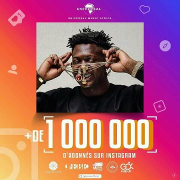 Tenor, second Cameroonian artist to click 1 million followers on Ig after Daphne.