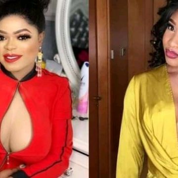 Bobrisky warns haters to leave Tonto Dikeh alone.