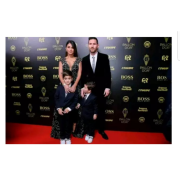 Drogba, Messi and Van Dijk arrive with family at Ballon D’or(photos)
