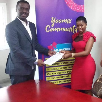 Daphne, brand ambassador to Yoomee Cameroon.