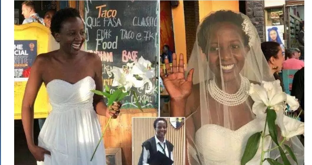 Woman marries herself after not finding a spouse for herself