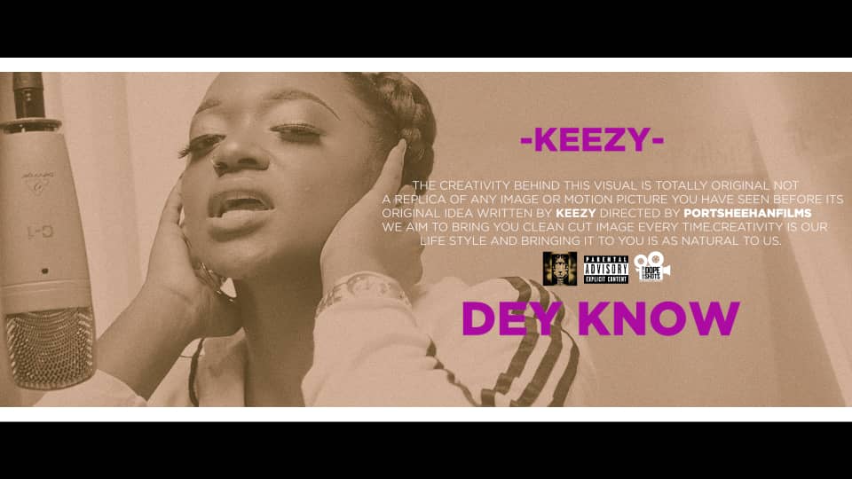 Watch and Download “Dey Know ” by Cameroonian female rapper Keezy.