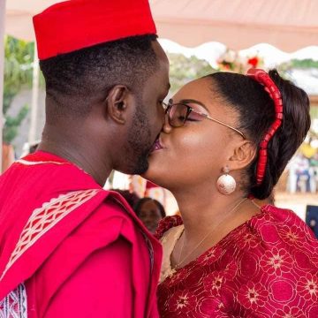 Adah Akenji welcomes  bouncing baby with singer wife Sandrine Nnanga