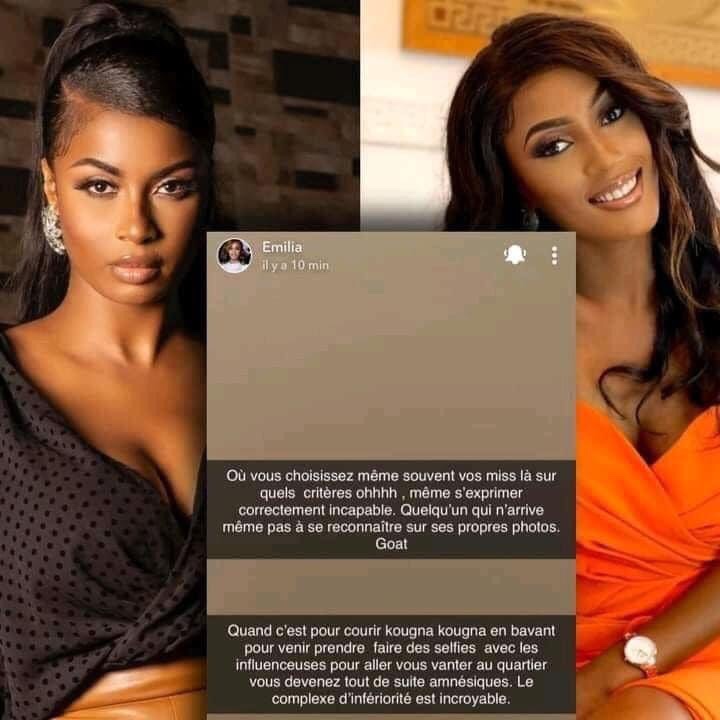 Coco Emilia bashes Miss Cameroon Julia Samantha for calling influencers prostitutes